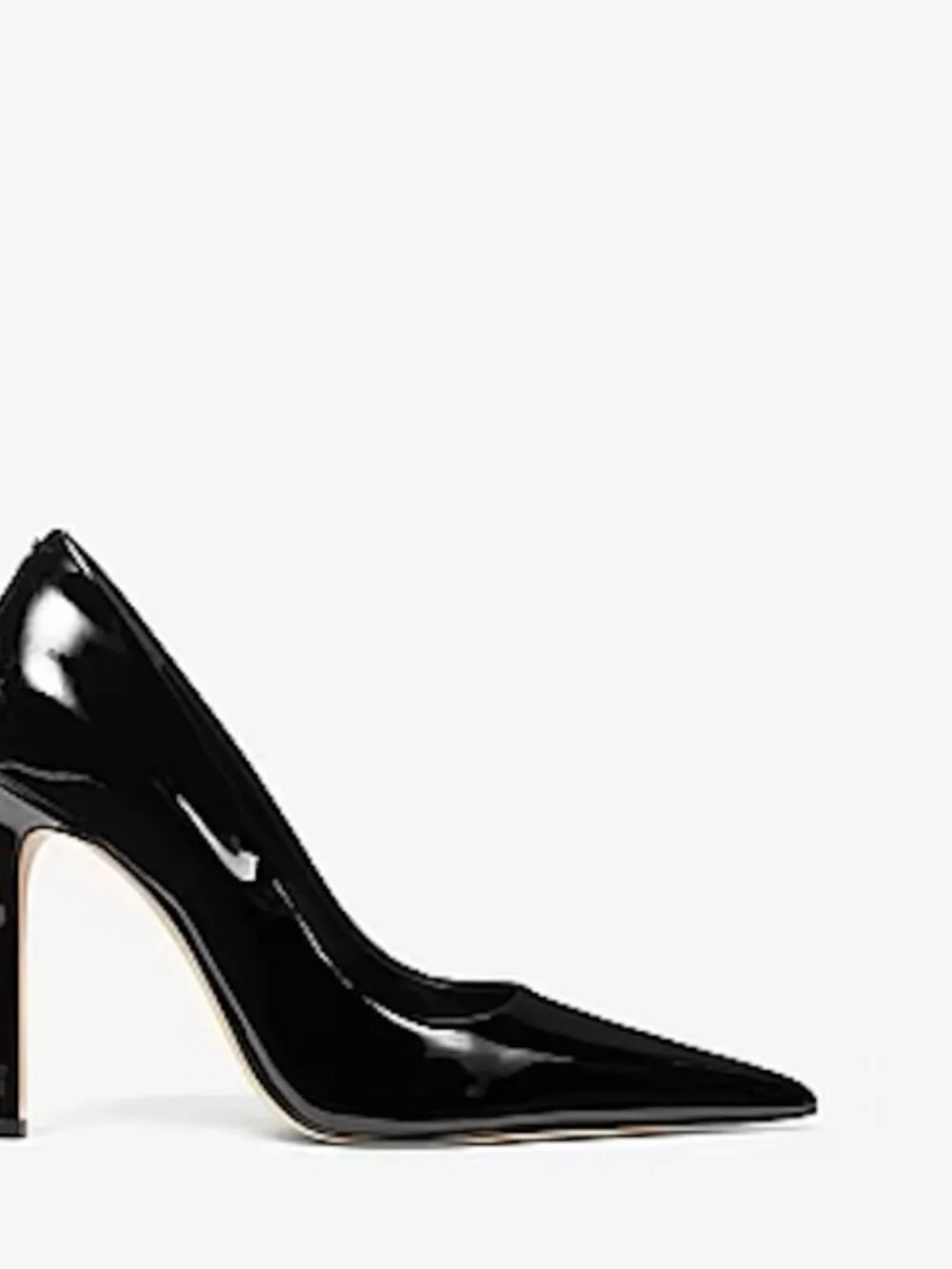 ✨Luxe Michael Kors Natalie D'orsey Patent Leather Black Formal Stiletto Heels 9M